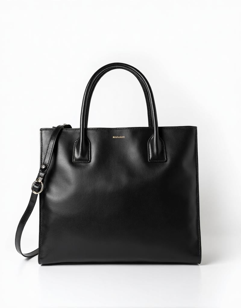 Structured Leather Tote