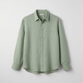 Relaxed Linen Shirt - Sage Green